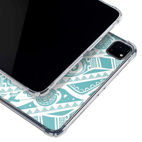 Disney Princess Moana Pattern iPad Pro 12.9in (2020) Clear Case